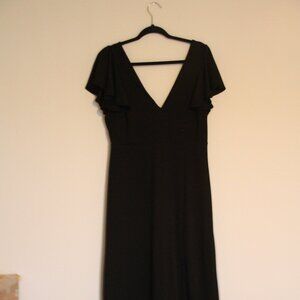 Birdy Grey Hannah Crepe Gown in Black Size XL